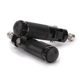 Maxbell CNC Folding Motorcycle Rearset Footrests Footpeg Foot Pegs Pedal Black - Aladdin Shoppers
