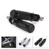 Maxbell CNC Folding Motorcycle Rearset Footrests Footpeg Foot Pegs Pedal Black - Aladdin Shoppers