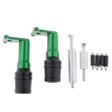 Maxbell CNC Frame Slider Crash Pad Falling Protectors for KAWASAKI Motorbike Green - Aladdin Shoppers