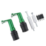 Maxbell CNC Frame Slider Crash Pad Falling Protectors for KAWASAKI Motorbike Green - Aladdin Shoppers