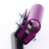 Maxbell CNC Motorbike Handlebars Adjustable Clip On Fork Cafe Racer Purple - Aladdin Shoppers