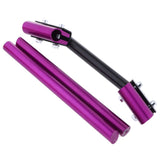Maxbell CNC Motorbike Handlebars Adjustable Clip On Fork Cafe Racer Purple - Aladdin Shoppers