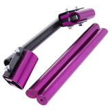 Maxbell CNC Motorbike Handlebars Adjustable Clip On Fork Cafe Racer Purple - Aladdin Shoppers