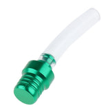 Maxbell CNC Motorcycle Gas Fuel Tank Cap Air Valve Vent Tube Breather Hose Green - Aladdin Shoppers