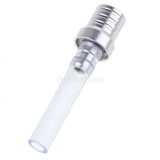 Maxbell CNC Motorcycle Gas Fuel Tank Cap Air Valve Vent Tube Breather Hose Silver - Aladdin Shoppers