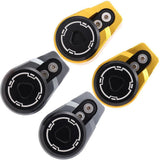 Maxbell CNC Universal Motorbike Motorcycle Shock Absorber Anti-theft Lock Golden - Aladdin Shoppers