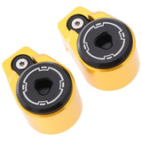 Maxbell CNC Universal Motorbike Motorcycle Shock Absorber Anti-theft Lock Golden - Aladdin Shoppers