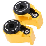 Maxbell CNC Universal Motorbike Motorcycle Shock Absorber Anti-theft Lock Golden - Aladdin Shoppers