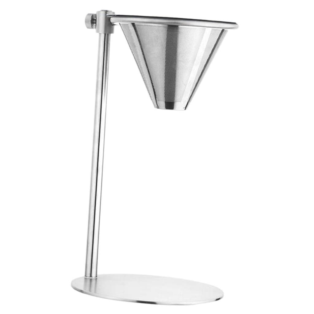 Maxbell Coffee Drip Stainless Steel Coffee Filter Holder Stand Adjustable Height - Aladdin Shoppers