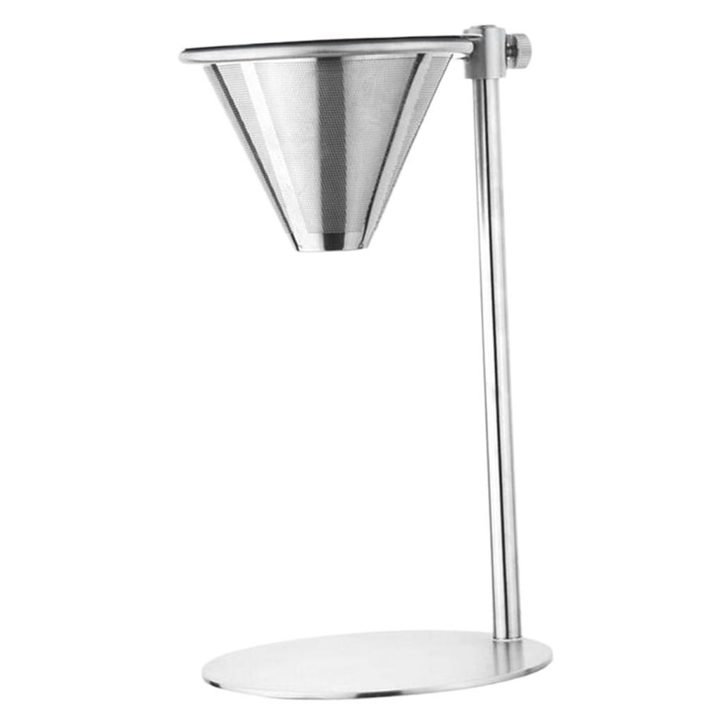 Maxbell Coffee Drip Stainless Steel Coffee Filter Holder Stand Adjustable Height - Aladdin Shoppers