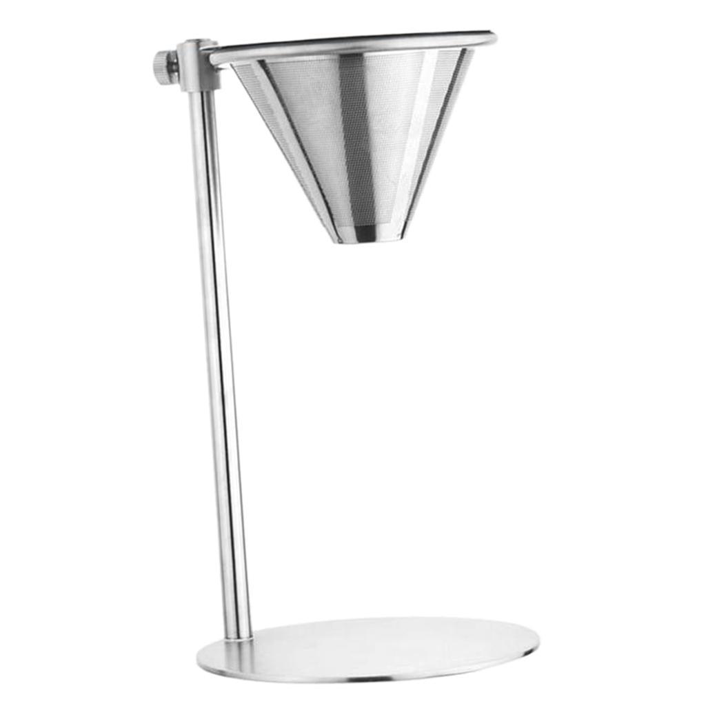 Maxbell Coffee Drip Stainless Steel Coffee Filter Holder Stand Adjustable Height - Aladdin Shoppers