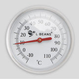 Maxbell Coffee Espresso Latte Maker Thermometer for Milk Frothing Liquid Large Dial 14cm - Aladdin Shoppers