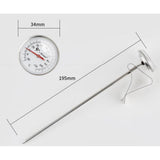 Maxbell Coffee Espresso Latte Maker Thermometer for Milk Frothing Liquid Large Dial 19cm - Aladdin Shoppers