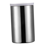 Maxbell Coffee Food Storage Canister Lid Preserves Double Stainless Steel silvery - Aladdin Shoppers