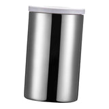 Maxbell Coffee Food Storage Canister Lid Preserves Double Stainless Steel silvery - Aladdin Shoppers