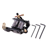 Maxbell Coil Tattoo Machine Black 10 Wrap Coils Cast Iron Tattoo Frame Tattooing Gun for Liner Shader for Tattoo Needle Supply Beauty Body Care - Aladdin Shoppers