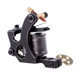 Maxbell Coil Tattoo Machine Black 10 Wrap Coils Cast Iron Tattoo Frame Tattooing Gun for Liner Shader for Tattoo Needle Supply Beauty Body Care - Aladdin Shoppers