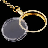 Maxbell Coin Holder Keychain 30mm Souvenir Commemorative Coin Keyring Collection Boxes Portable - Aladdin Shoppers