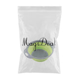 Maxbell Collapsible Colander Strainer Kitchen Fruit Filter Basket Round Green L - Aladdin Shoppers