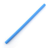Maxbell Collapsible Silicone Straw Reusable Folding Drinking Straw Blue Straight_B - Aladdin Shoppers