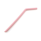 Maxbell Collapsible Silicone Straw Reusable Folding Drinking Straw Pink Bendy_A - Aladdin Shoppers