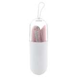 Maxbell Collapsible Silicone Straw Reusable Folding Drinking Straw Pink Straight_A - Aladdin Shoppers