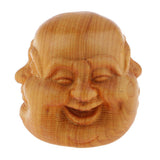 Maxbell Collectibles Chinese Hand Carved wooden Tibetan Buddhism Buddha head Statues - Aladdin Shoppers