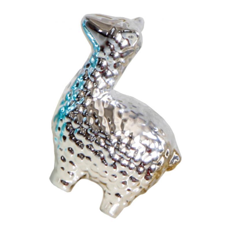 Maxbell Colorful Desktop Decor Plating Alpaca Figurine Display Child Kid Gift Silver - Aladdin Shoppers