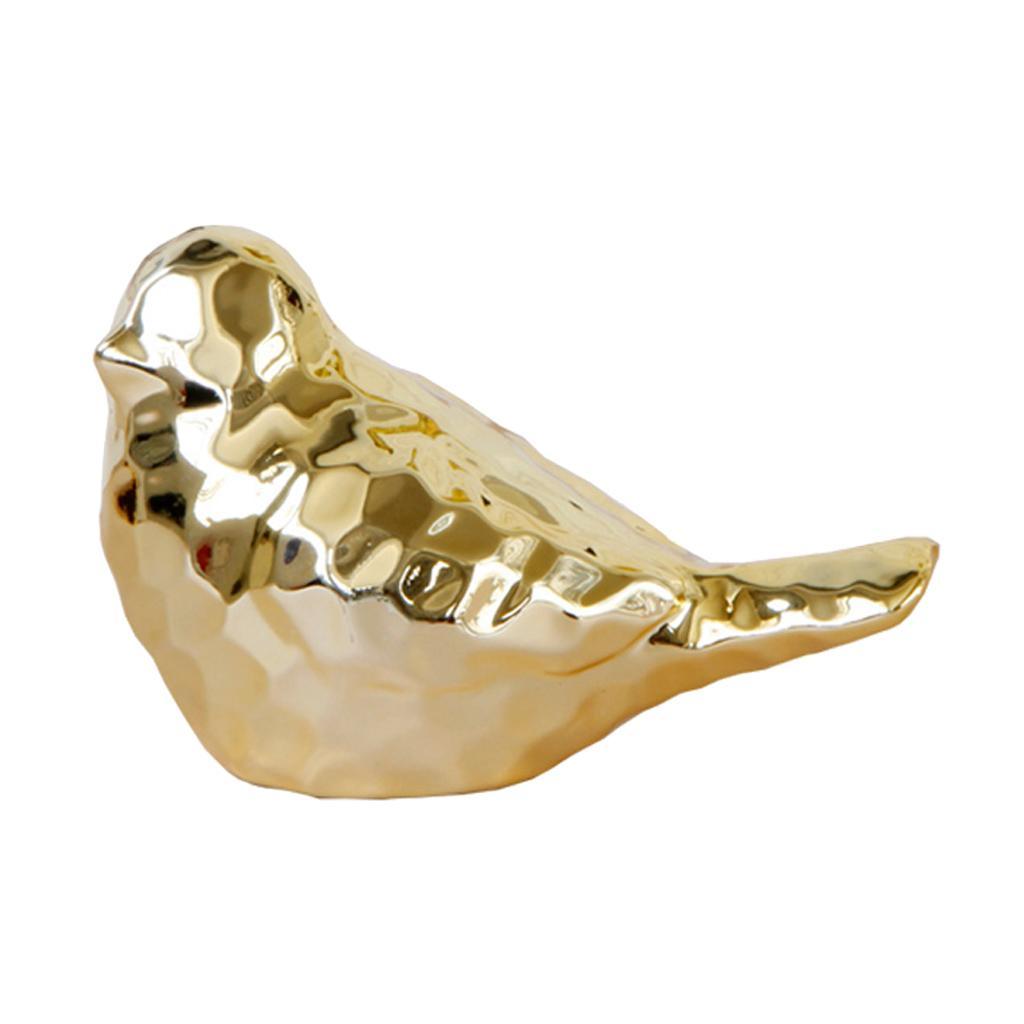 Maxbell Colorful Desktop Decor Plating Birdie Figurine Display Child Kid Gift Gold - Aladdin Shoppers