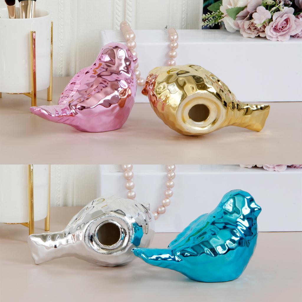 Maxbell Colorful Desktop Decor Plating Birdie Figurine Display Child Kid Gift Gold - Aladdin Shoppers