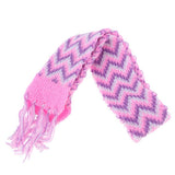 Maxbell Colorful Knitted Striped Scarf Winter Outfit For 18inch Doll - Aladdin Shoppers