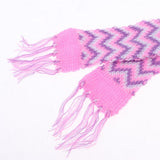 Maxbell Colorful Knitted Striped Scarf Winter Outfit For 18inch Doll - Aladdin Shoppers