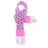 Maxbell Colorful Knitted Striped Scarf Winter Outfit For 18inch Doll - Aladdin Shoppers