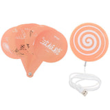 Maxbell Colorful Round Sugar Portable Desk Fast Charging Wireless Pad Plate pink - Aladdin Shoppers