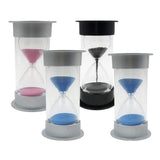 Maxbell Colorful Sandglass Hourglass Sand Clock Timer for Game Black 10 Seconds - Aladdin Shoppers