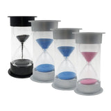Maxbell Colorful Sandglass Hourglass Sand Clock Timer for Game Black 10 Seconds - Aladdin Shoppers