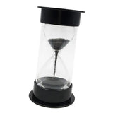 Maxbell Colorful Sandglass Hourglass Sand Clock Timer for Game Black 10 Seconds - Aladdin Shoppers