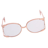 Maxbell Cool Sunglasses Glasses for Blythe Doll Pet Toy Clothes Accessories Golden A - Aladdin Shoppers