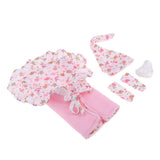 Maxbell Cotton Hat Blanket Underpants Set for 26-28cm Newborn Baby Doll Clothes Accs - Aladdin Shoppers