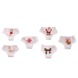 Maxbell Cotton Underwear Santa Claus Printed Underpants for 18" Doll - Aladdin Shoppers