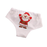Maxbell Cotton Underwear Santa Claus Printed Underpants for 18" Doll - Aladdin Shoppers