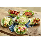 Maxbell Creative Bamboo Cake Food Serving Trays For Dinning Room Square Shape - Aladdin Shoppers