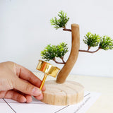 Maxbell Creative Tree Shape Candle Holder Candlestick Centerpiece Wood Desktop Decor - Aladdin Shoppers