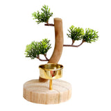 Maxbell Creative Tree Shape Candle Holder Candlestick Centerpiece Wood Desktop Decor - Aladdin Shoppers