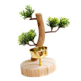 Maxbell Creative Tree Shape Candle Holder Candlestick Centerpiece Wood Desktop Decor - Aladdin Shoppers