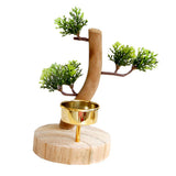 Maxbell Creative Tree Shape Candle Holder Candlestick Centerpiece Wood Desktop Decor - Aladdin Shoppers
