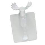 Maxbell Creative Wall Mount Resin Animal Hooks Coat Hat Hanger White Elk - Aladdin Shoppers