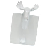 Maxbell Creative Wall Mount Resin Animal Hooks Coat Hat Hanger White Elk - Aladdin Shoppers