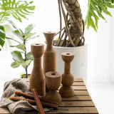Maxbell Creative Wooden Decorative Candle Holder for Table Centerpiece Home Decor - Aladdin Shoppers