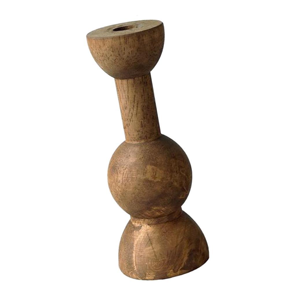 Maxbell Creative Wooden Decorative Candle Holder for Table Centerpiece Home Decor - Aladdin Shoppers